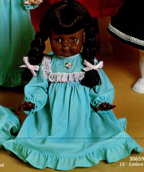 Vogue Dolls - Littlest Angel - Turquoise Nightgown - African American - кукла